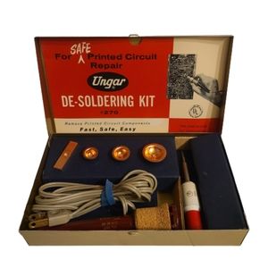 Vintage Ungar #270 Desoldering Kit for Safe Printed Circuit Repair